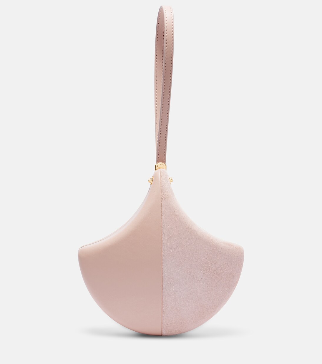 Gingko leather and suede clutch | Bvlgari