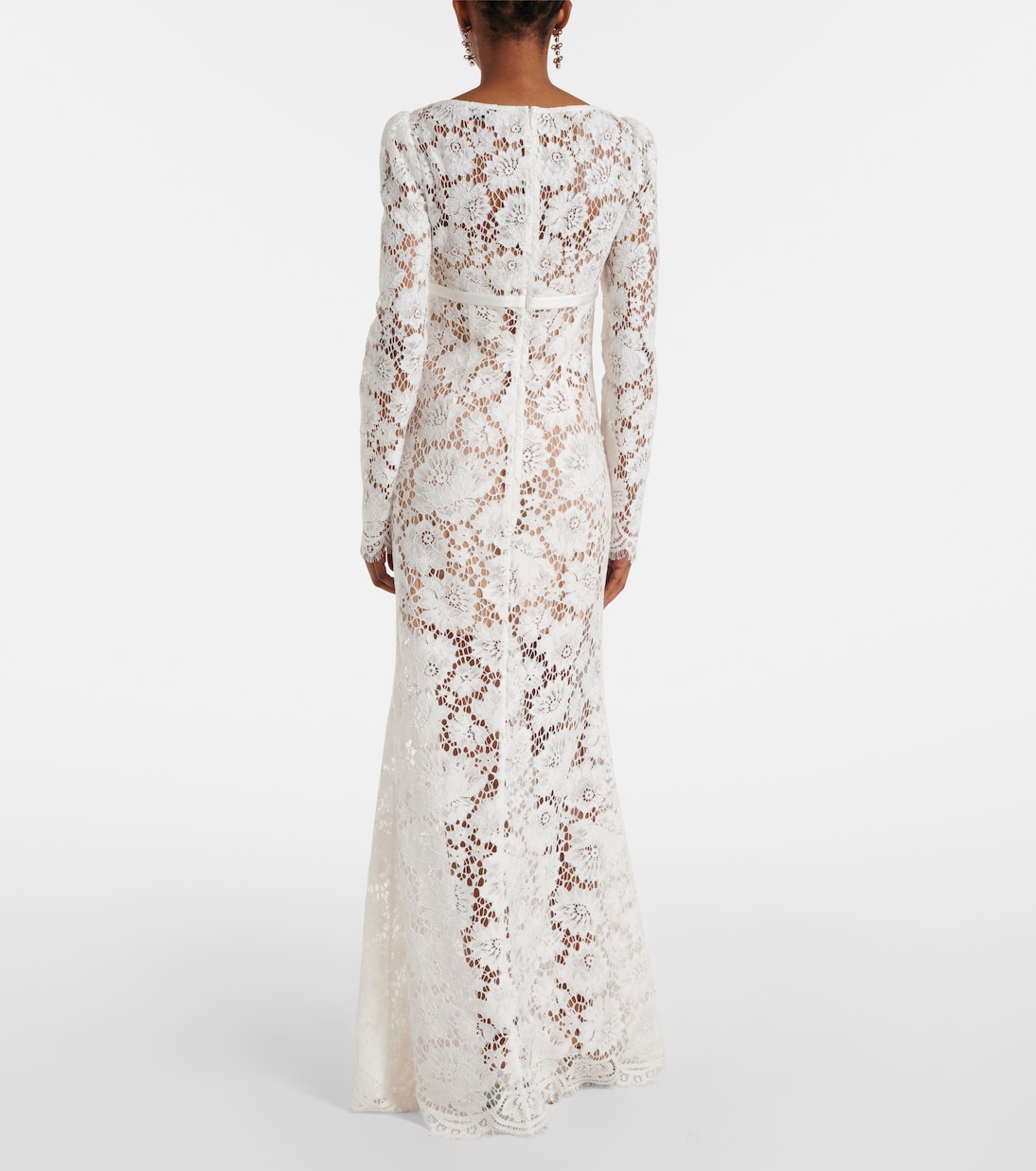 Robe longue en dentelle | Self-Portrait