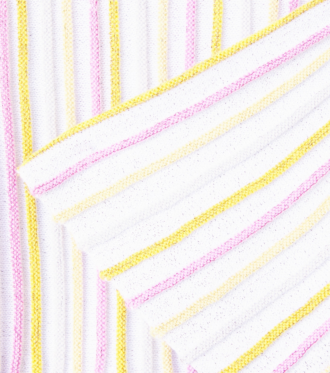 Vestido en mezcla de algodón a rayas | Stella McCartney Kids