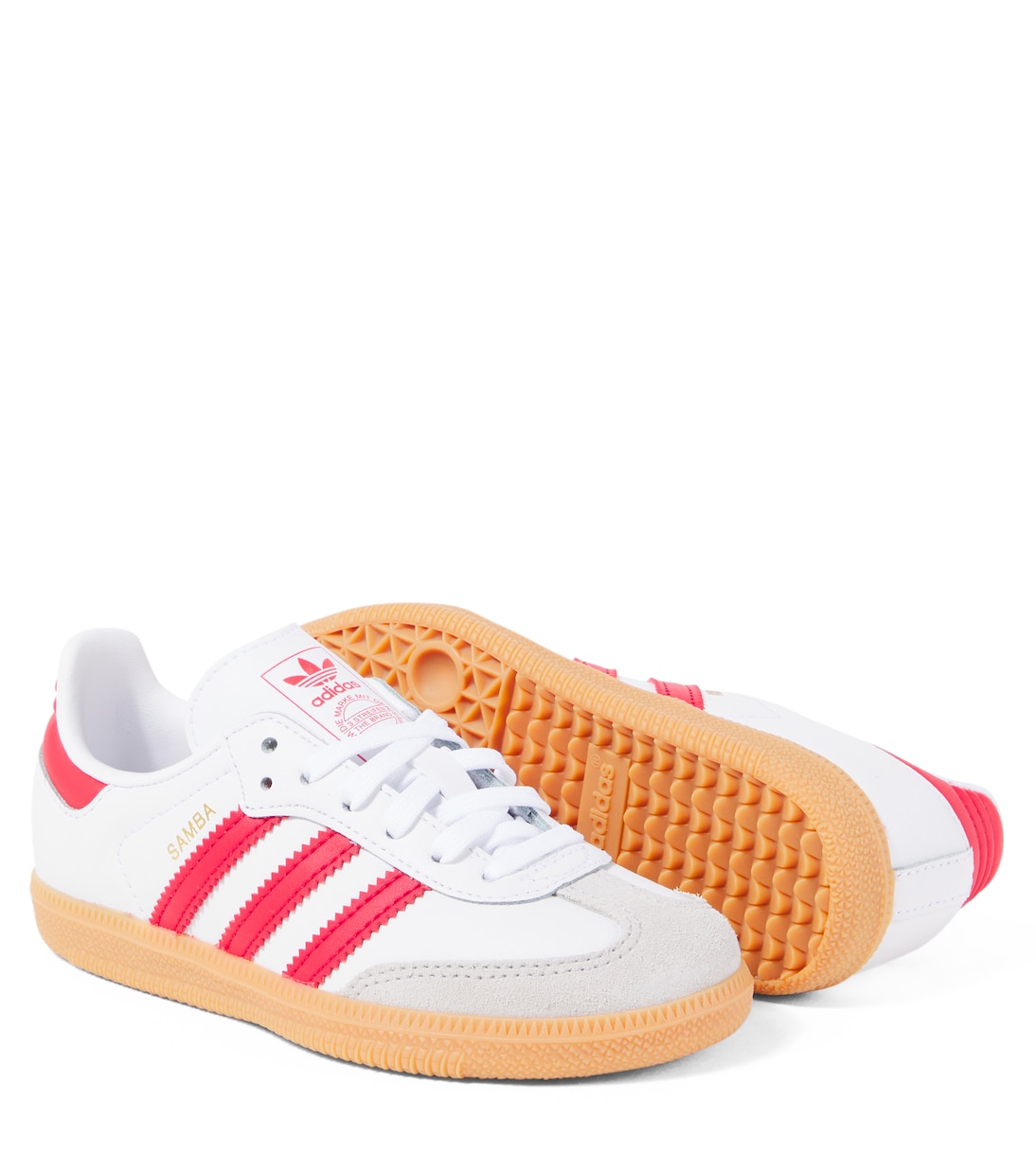 Samba OG leather and suede sneakers | Adidas Originals Kids