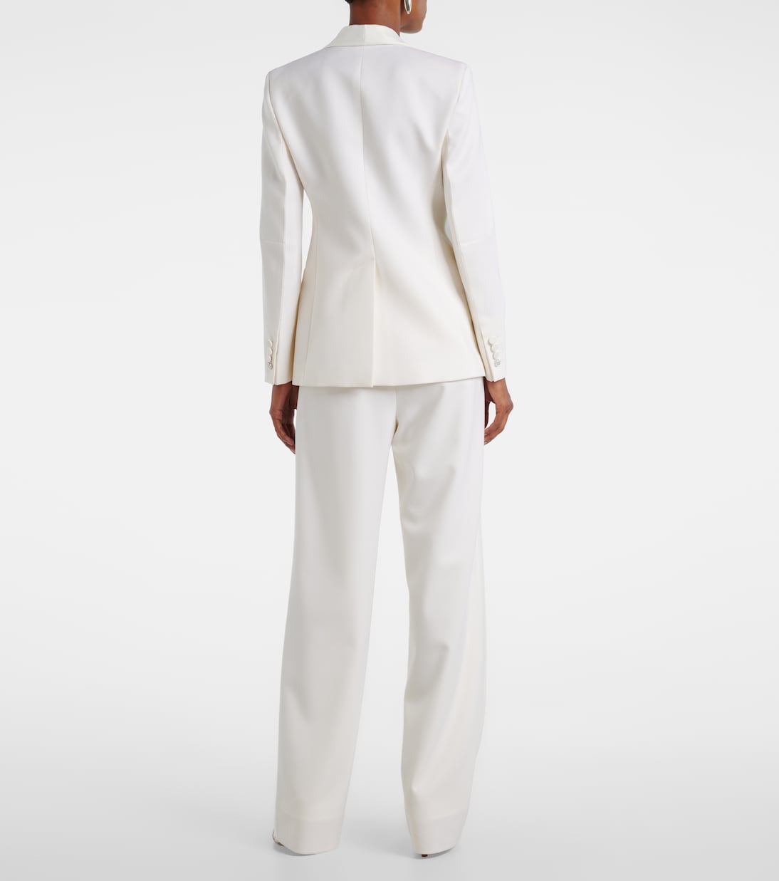 Blazer aus Schurwolle mit Satin | Max Mara