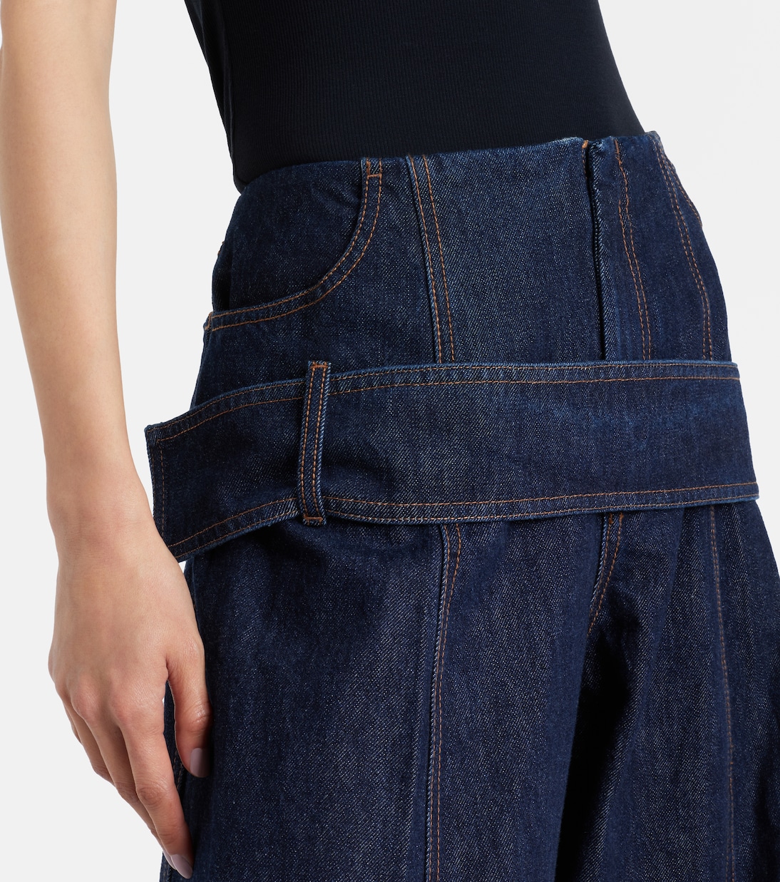 Low-Rise Wide-Leg Jeans Runway | Sportmax