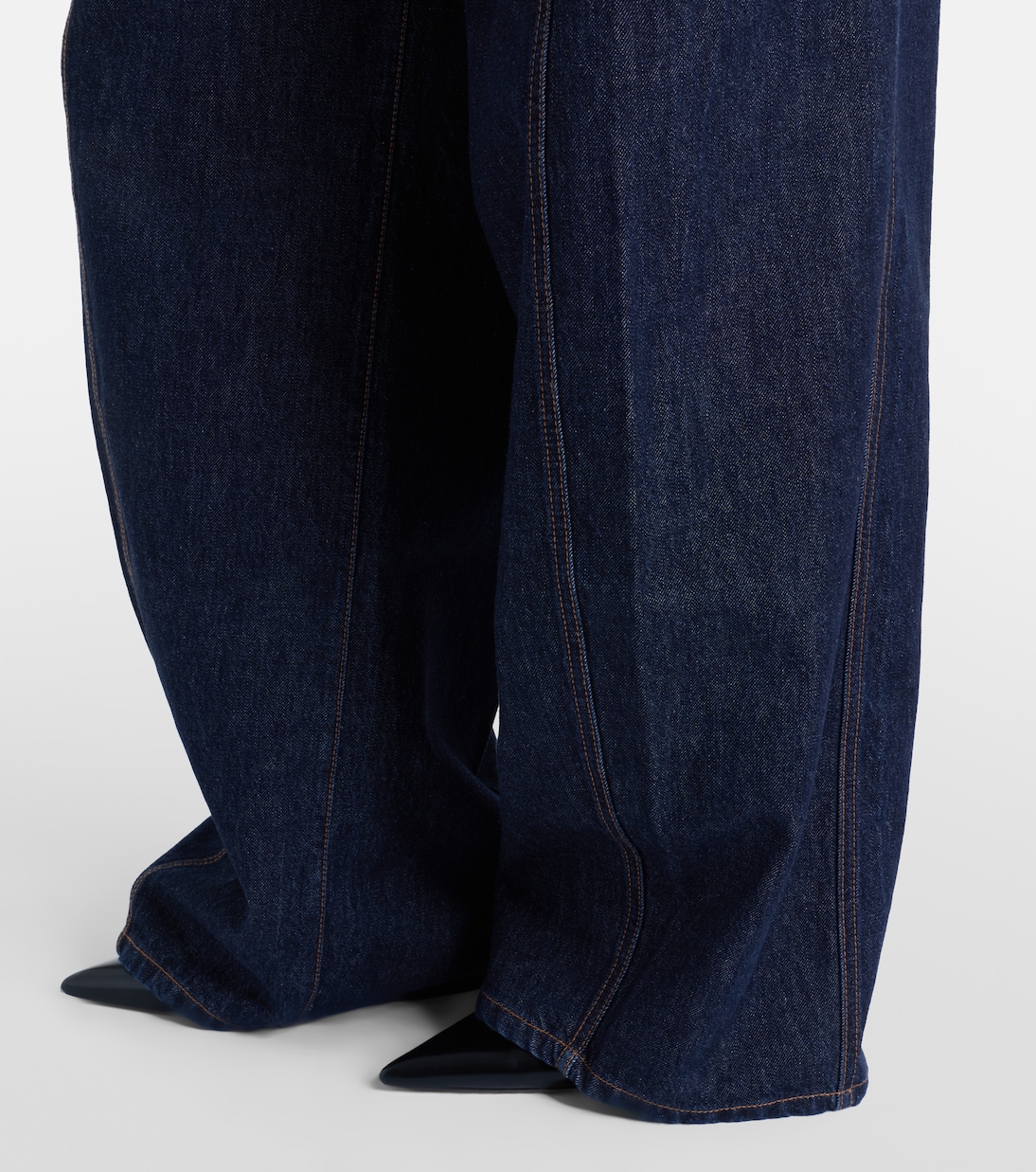 Low-Rise Wide-Leg Jeans Runway | Sportmax