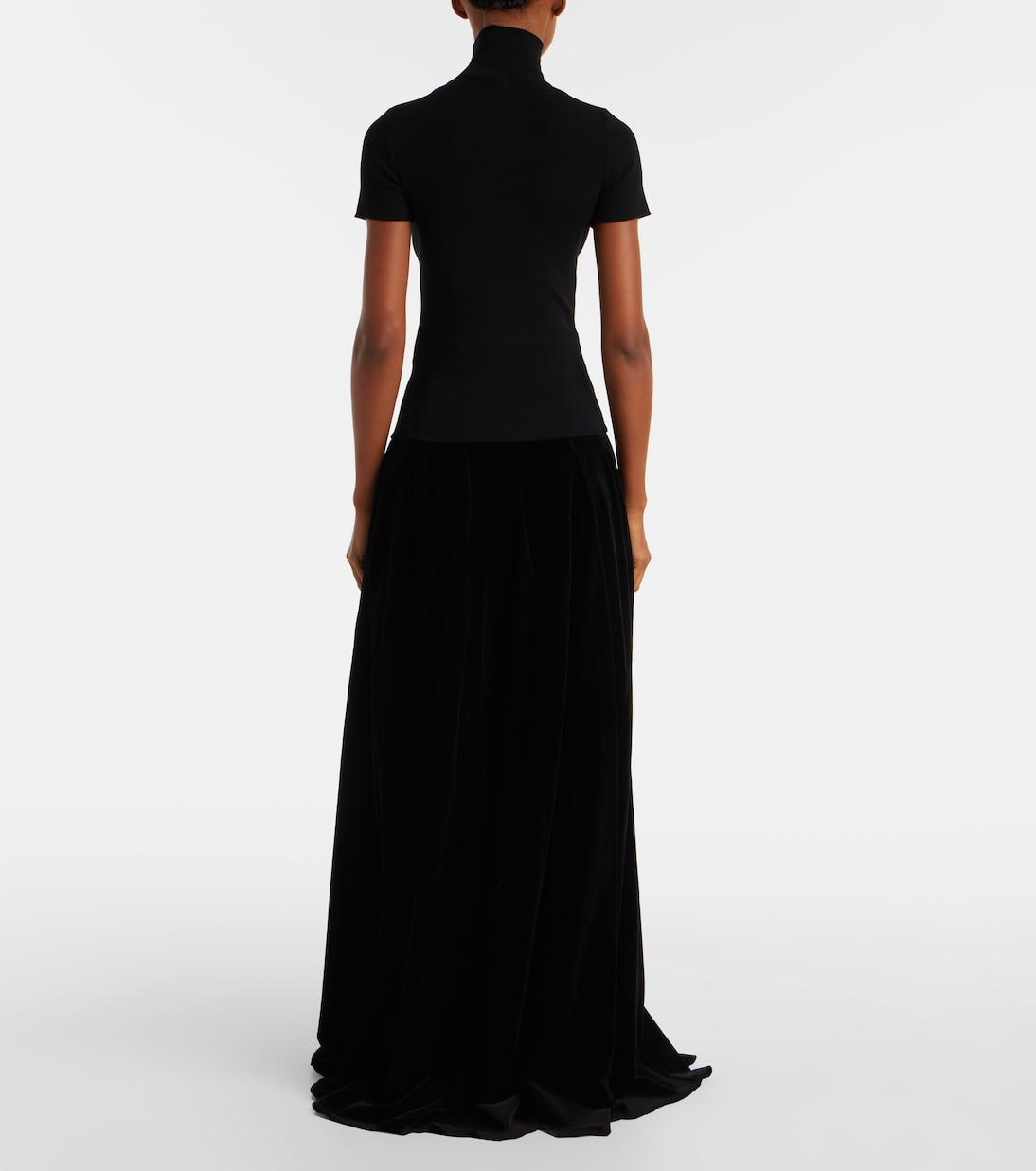 Falda larga de terciopelo de algodón | Max Mara