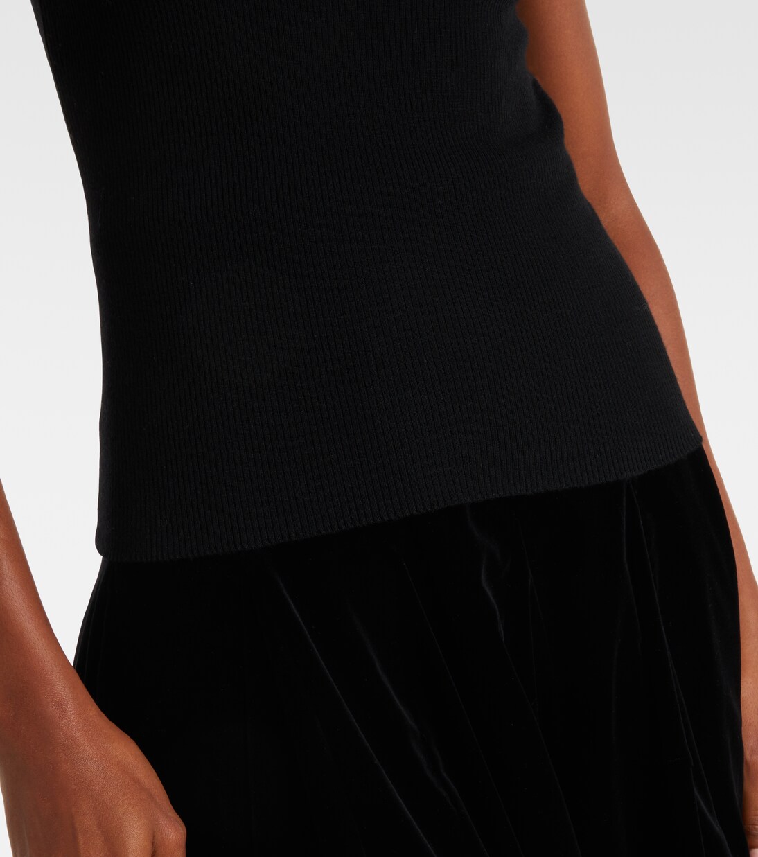 Falda larga de terciopelo de algodón | Max Mara