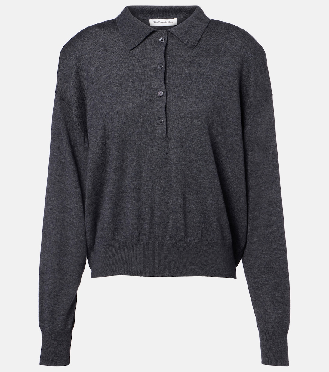 Croydon wool-blend polo sweater | The Frankie Shop