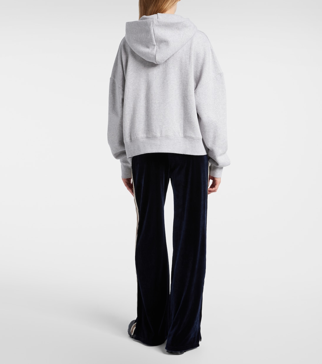 Byron logo cotton jersey hoodie | The Upside