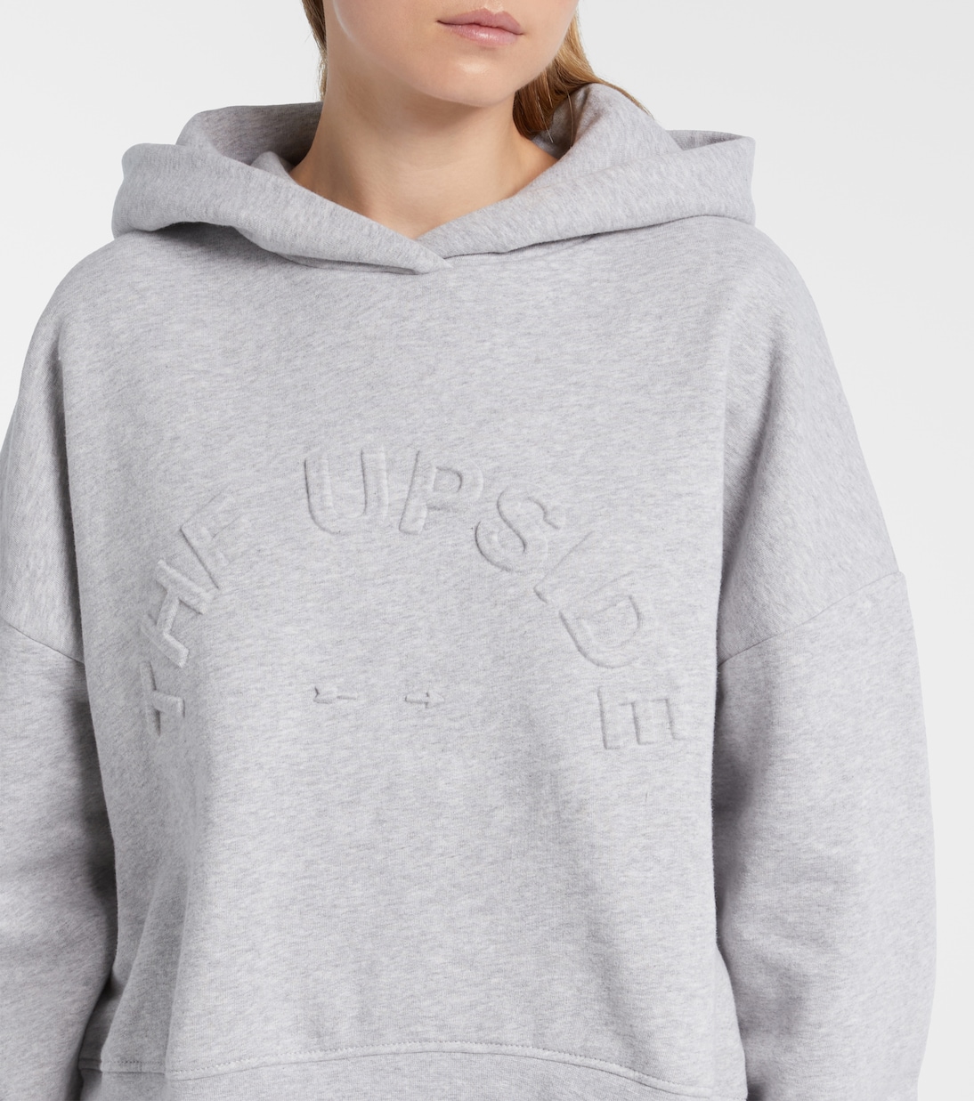 Byron logo cotton jersey hoodie | The Upside