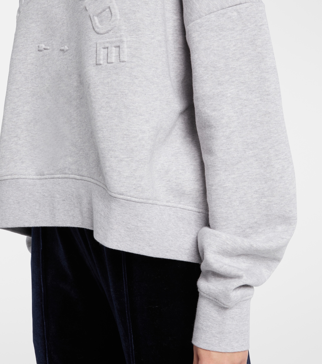 Byron logo cotton jersey hoodie | The Upside