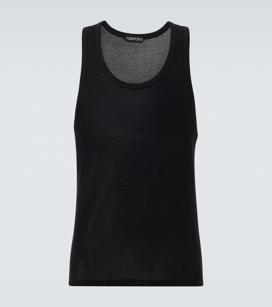 Semi-sheer cotton tank top | Tom Ford