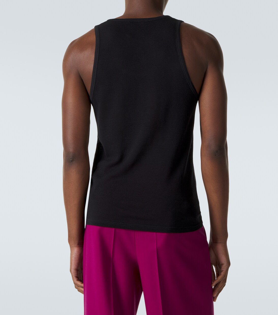 Semi-sheer cotton tank top | Tom Ford
