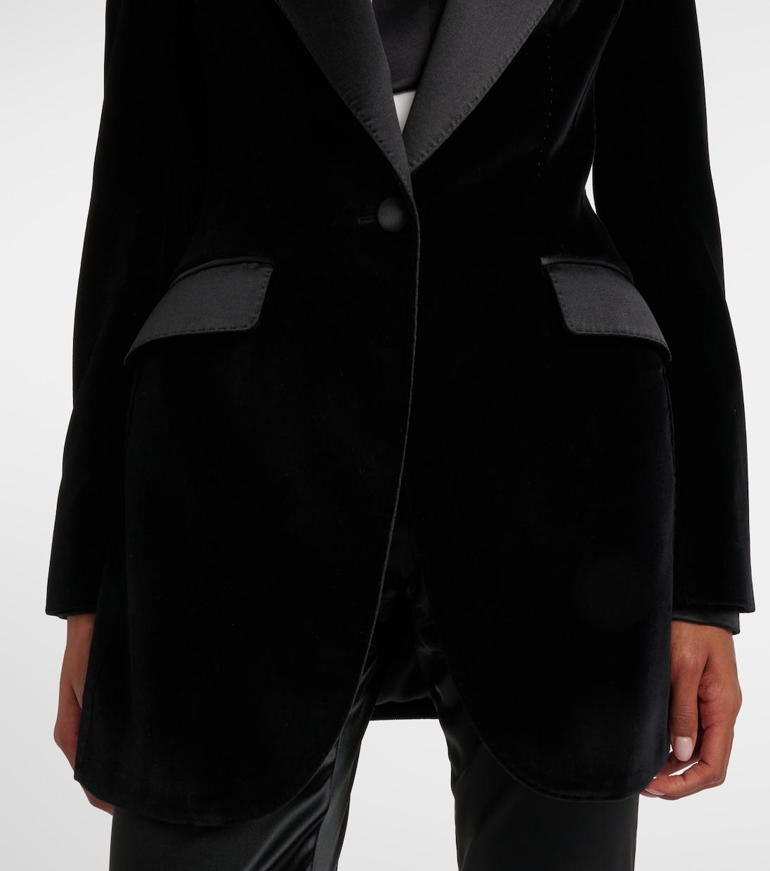 Smokingjacke aus Samt | Dolce&Gabbana