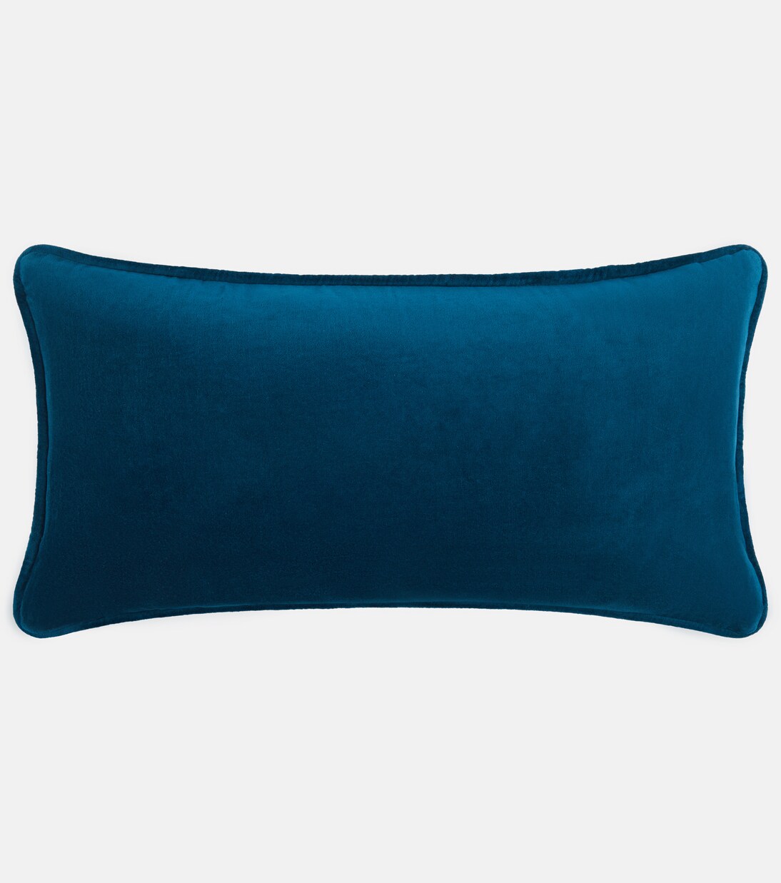 Embroidered cotton velvet cushion | Les-Ottomans