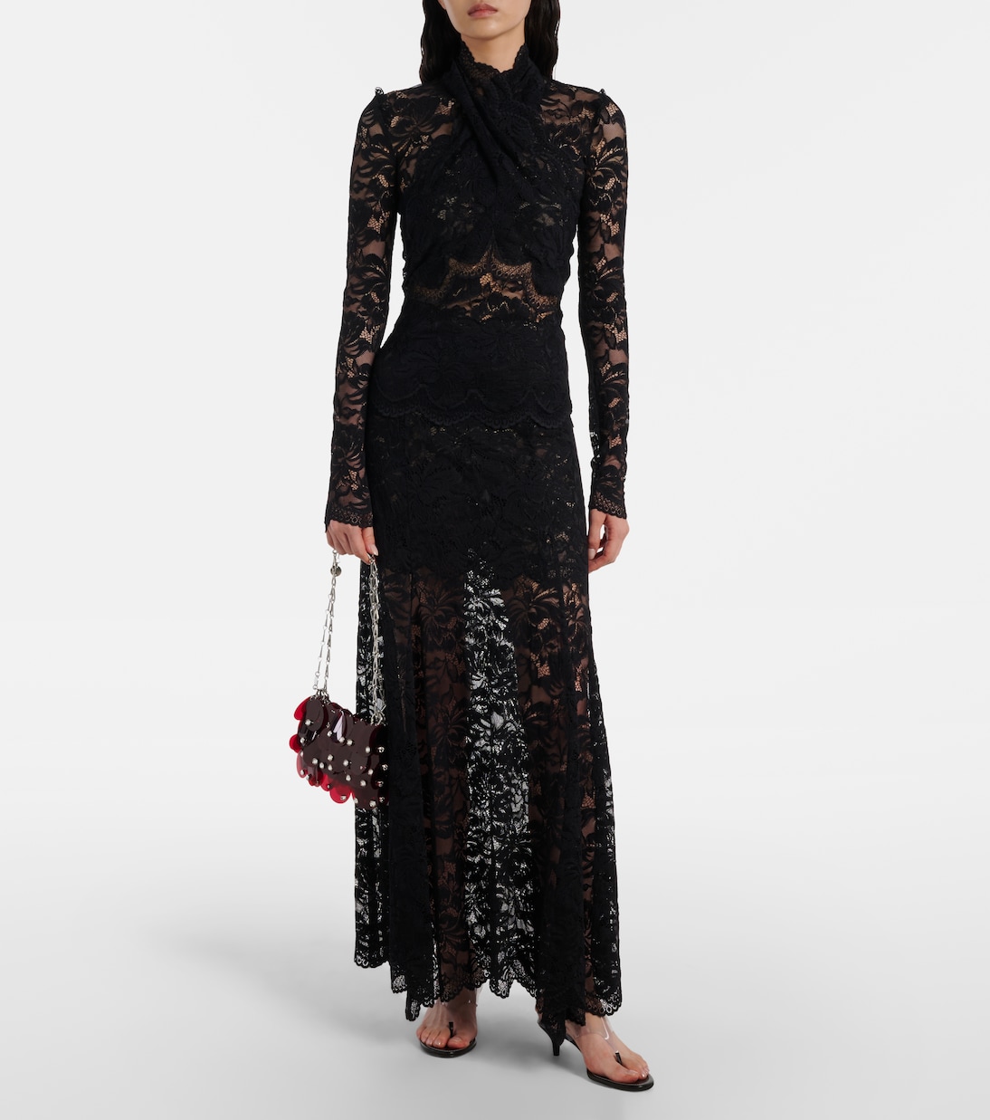 Floral lace top | Rabanne