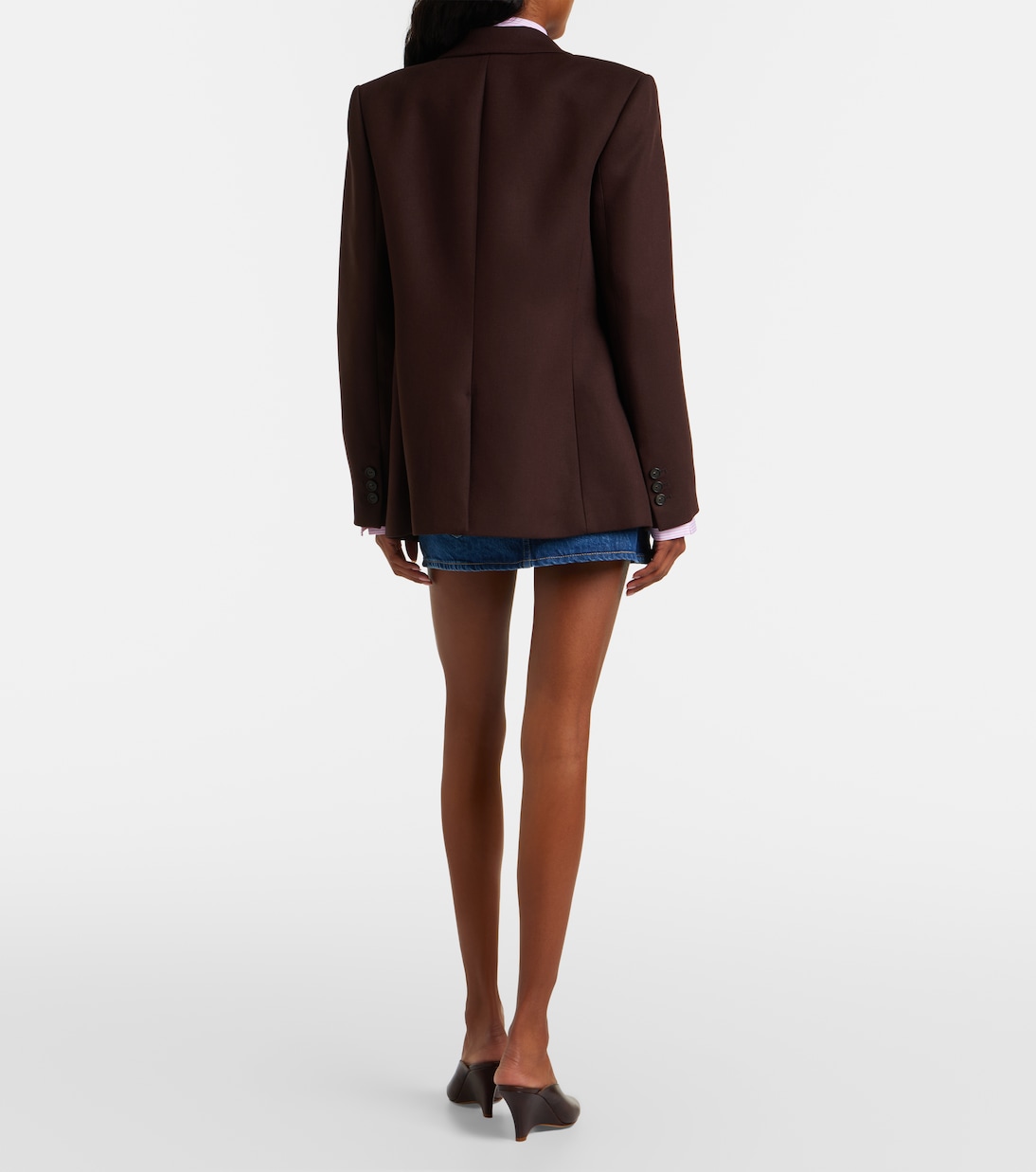 Micro denim miniskirt | Slvrlake