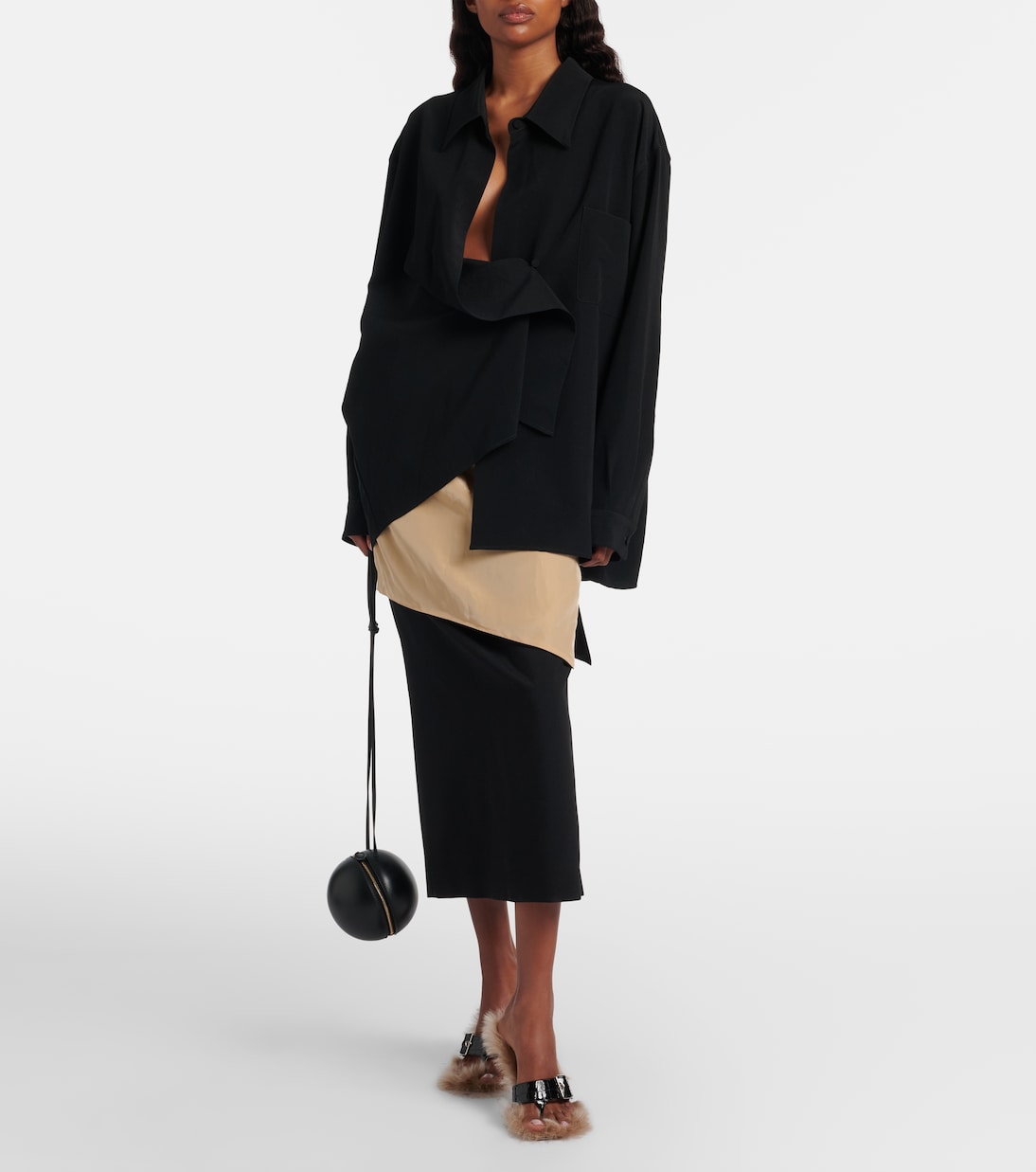 Mules Helix 95 en cuir embossé | Christen