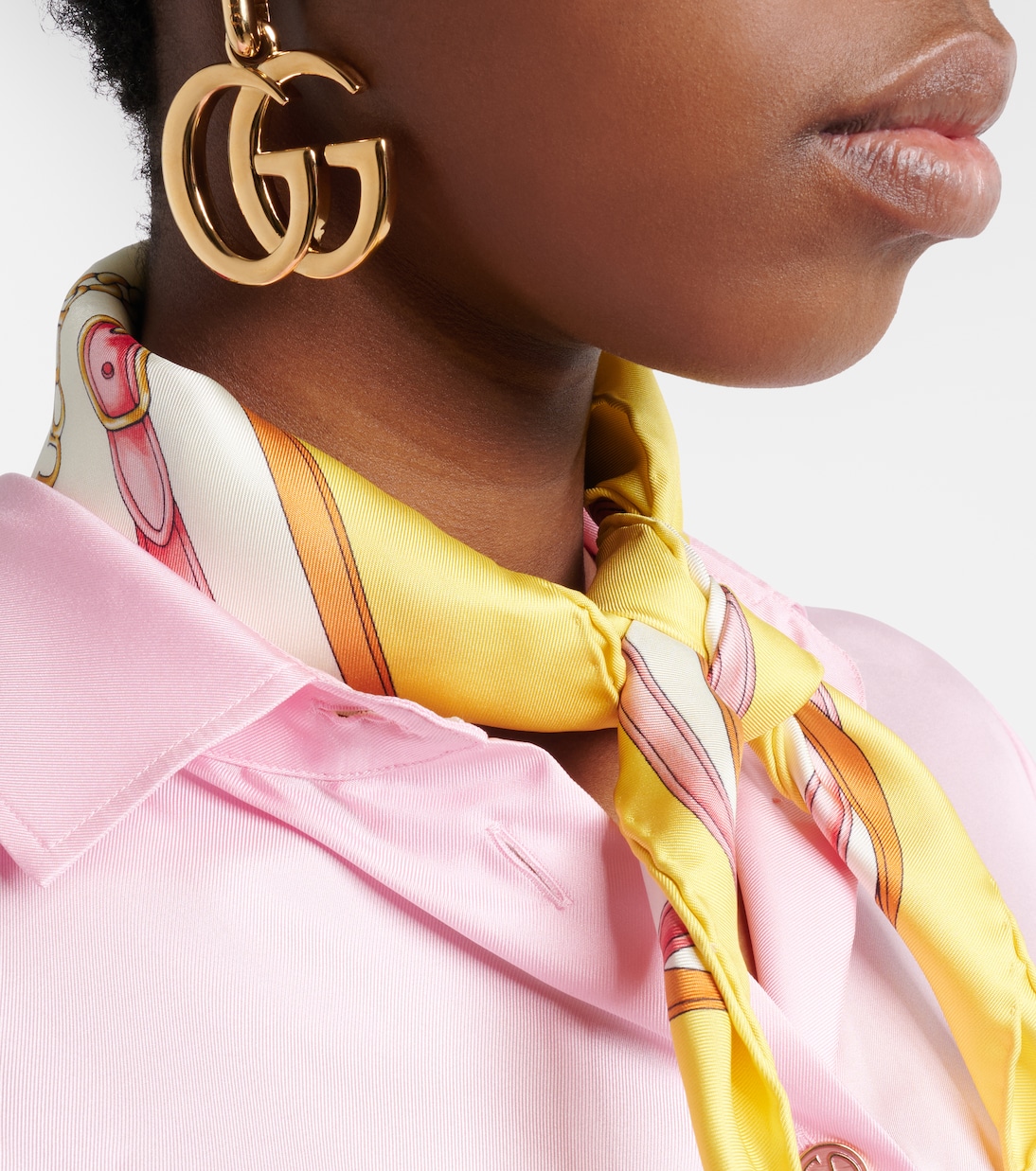 Bedrucktes Tuch aus Seiden-Twill | Gucci