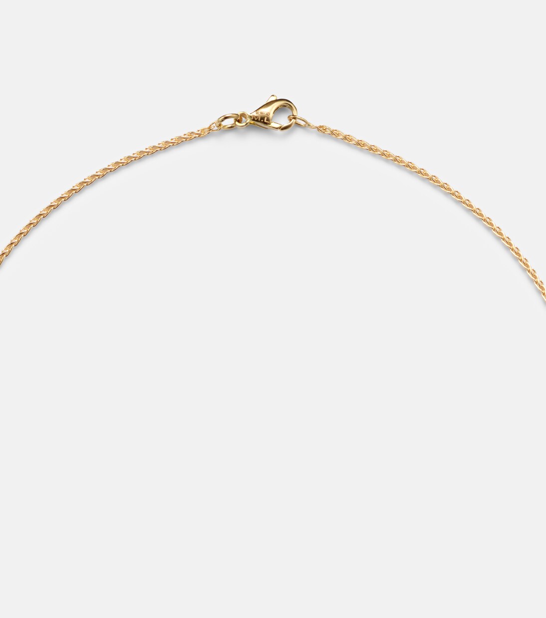 Luck 18kt gold pendant necklace with emerald | Marie Lichtenberg