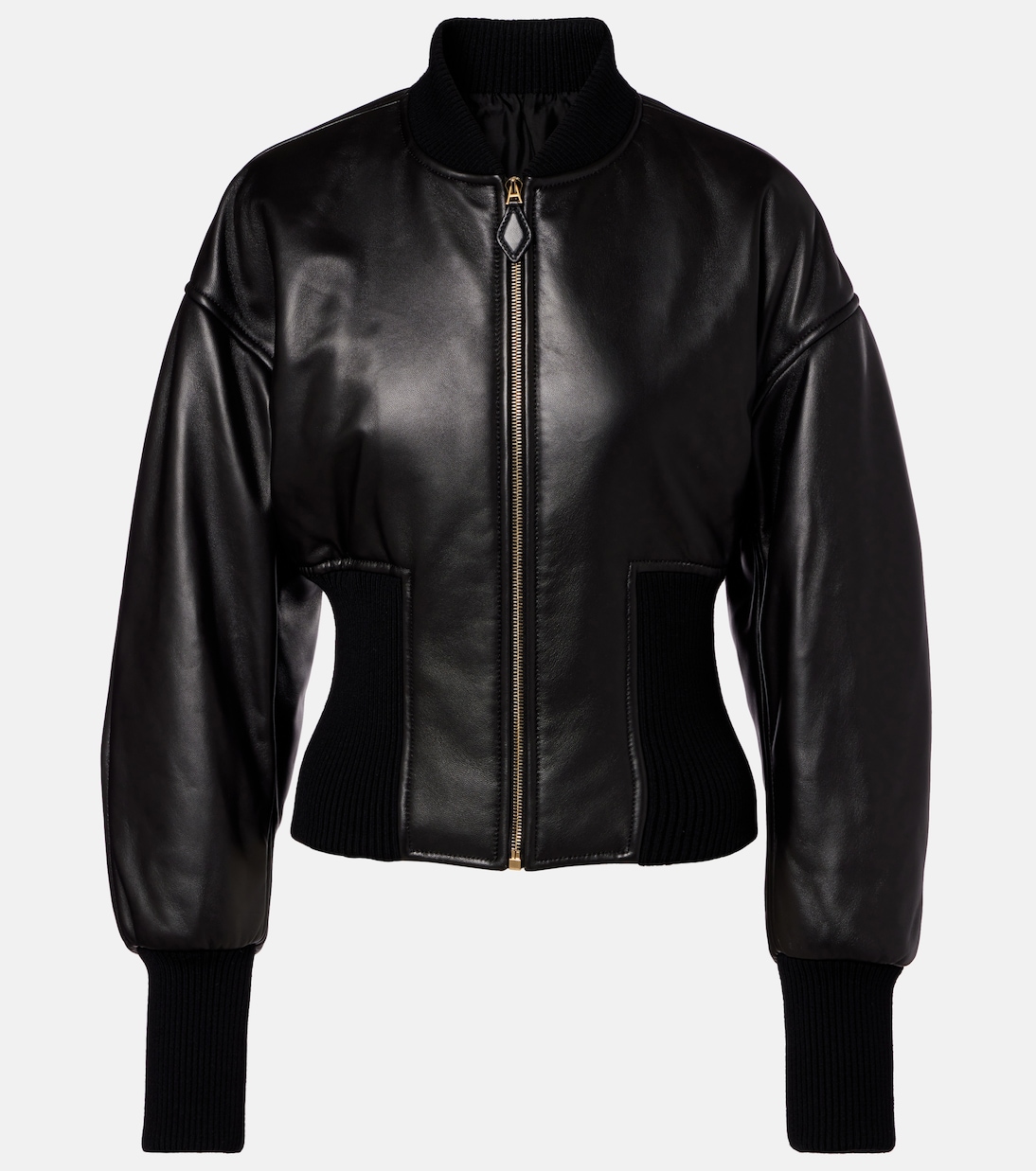Leather bomber jacket | Alaïa