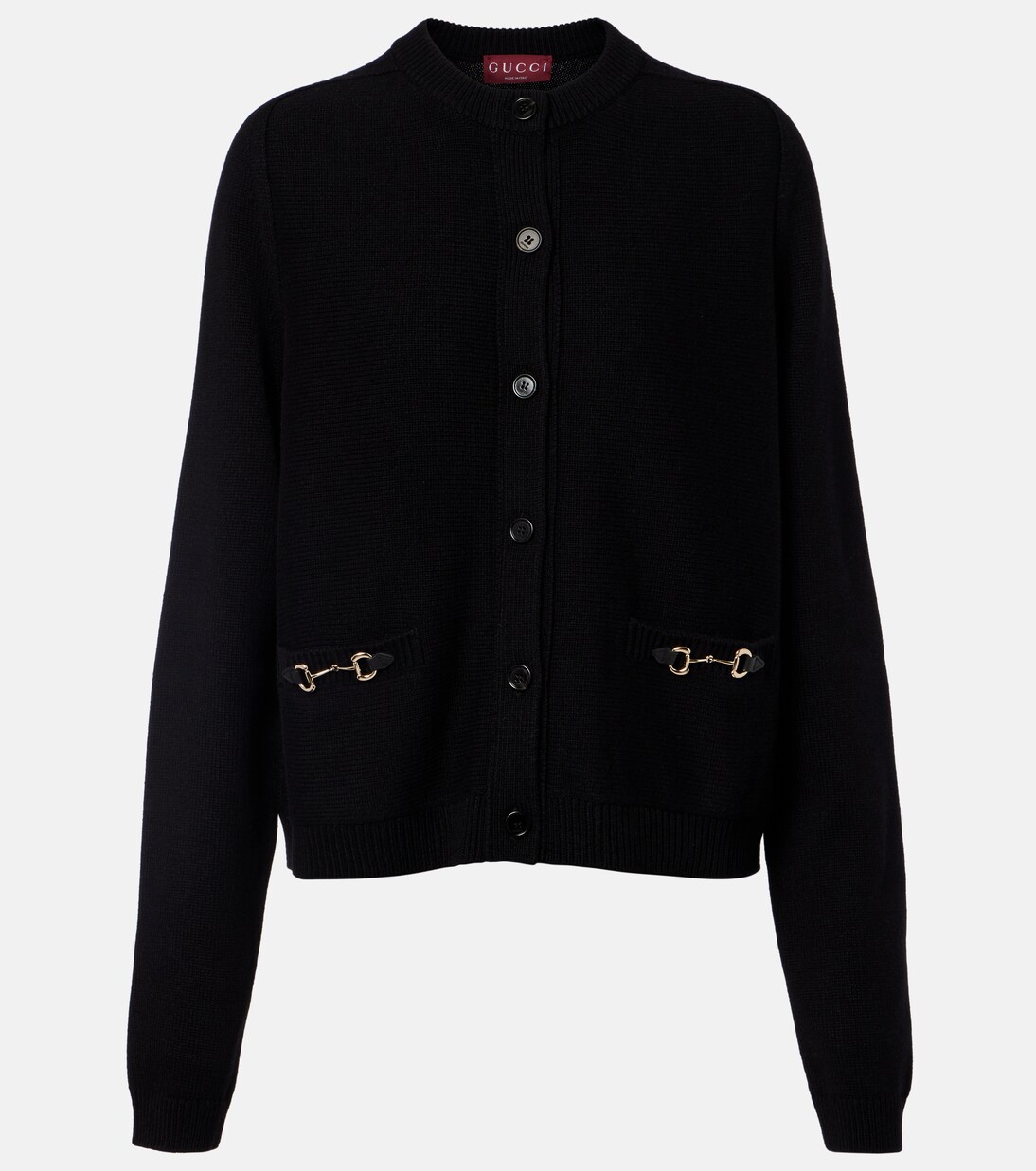 Horsebit wool and cashmere cardigan | Gucci