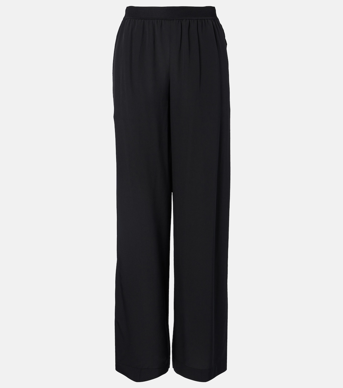 Hulin silk crêpe de soie wide-leg pants | Joseph