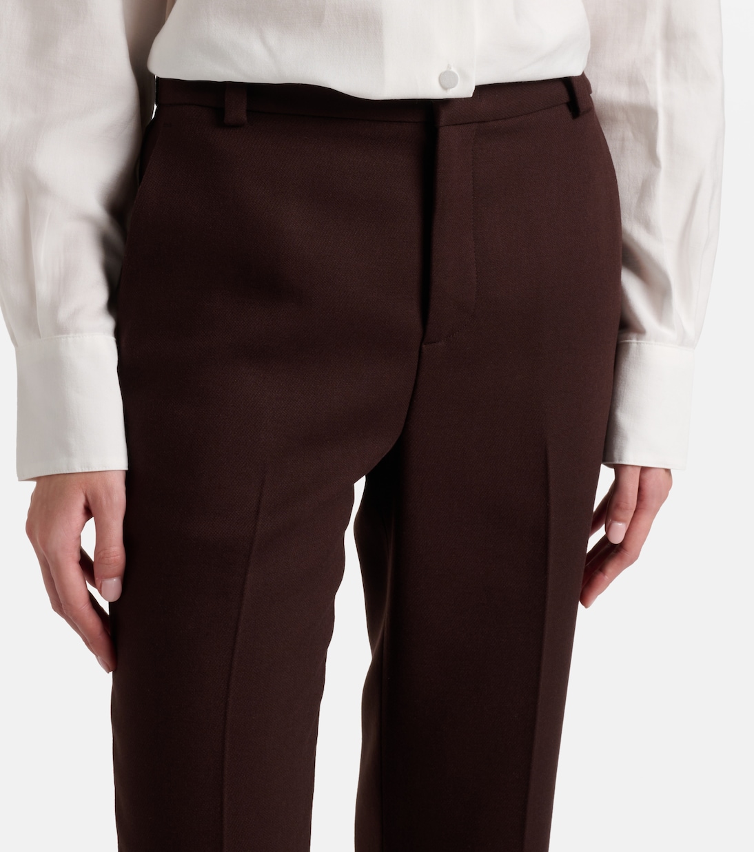 Mid-rise flared pants | Vince