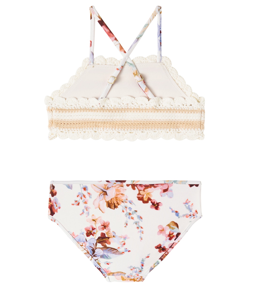 Awaken crochet floral bikini | Zimmermann Kids