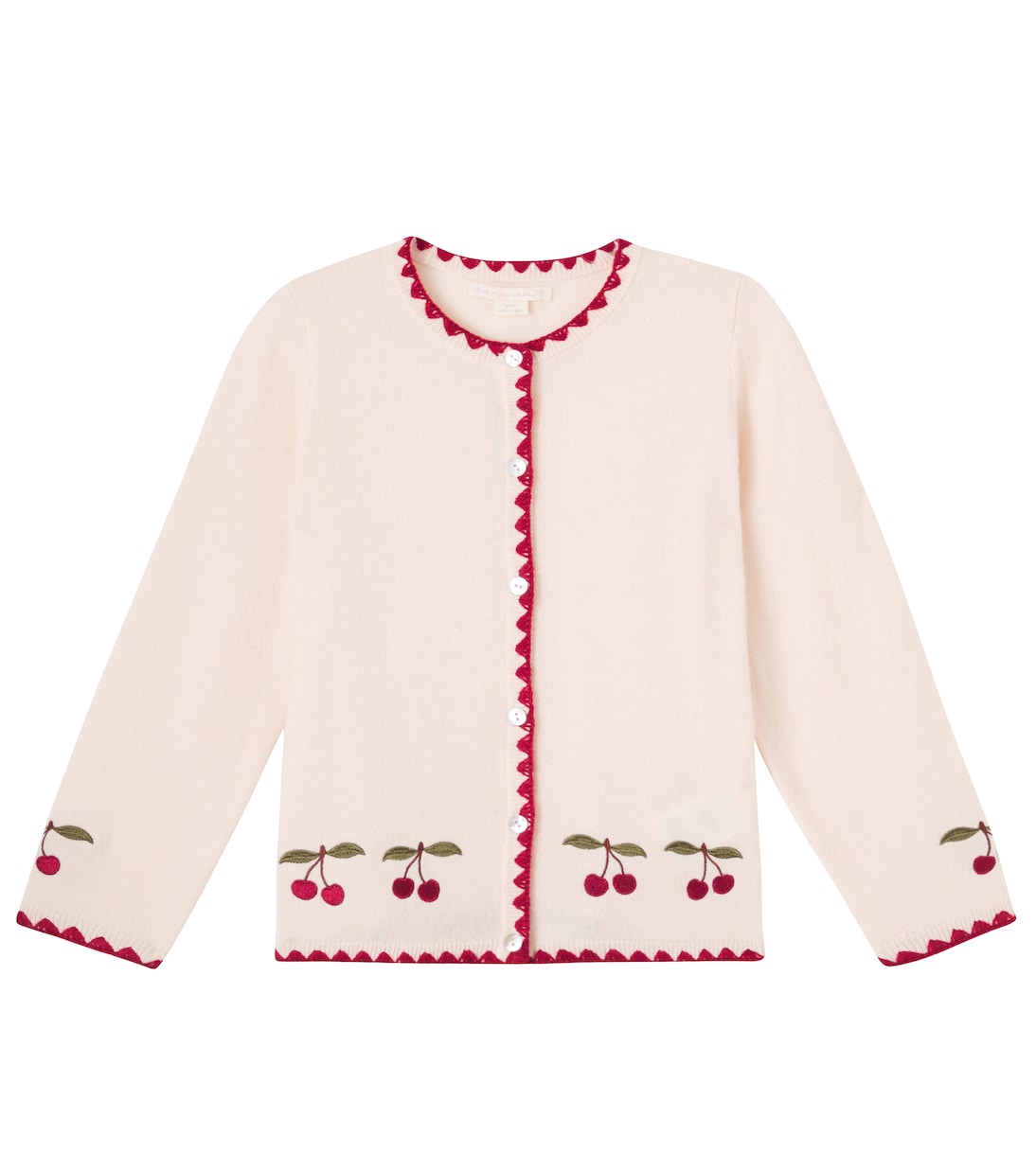 Bestickter Cardigan Collette aus Wolle | Konges Sløjd