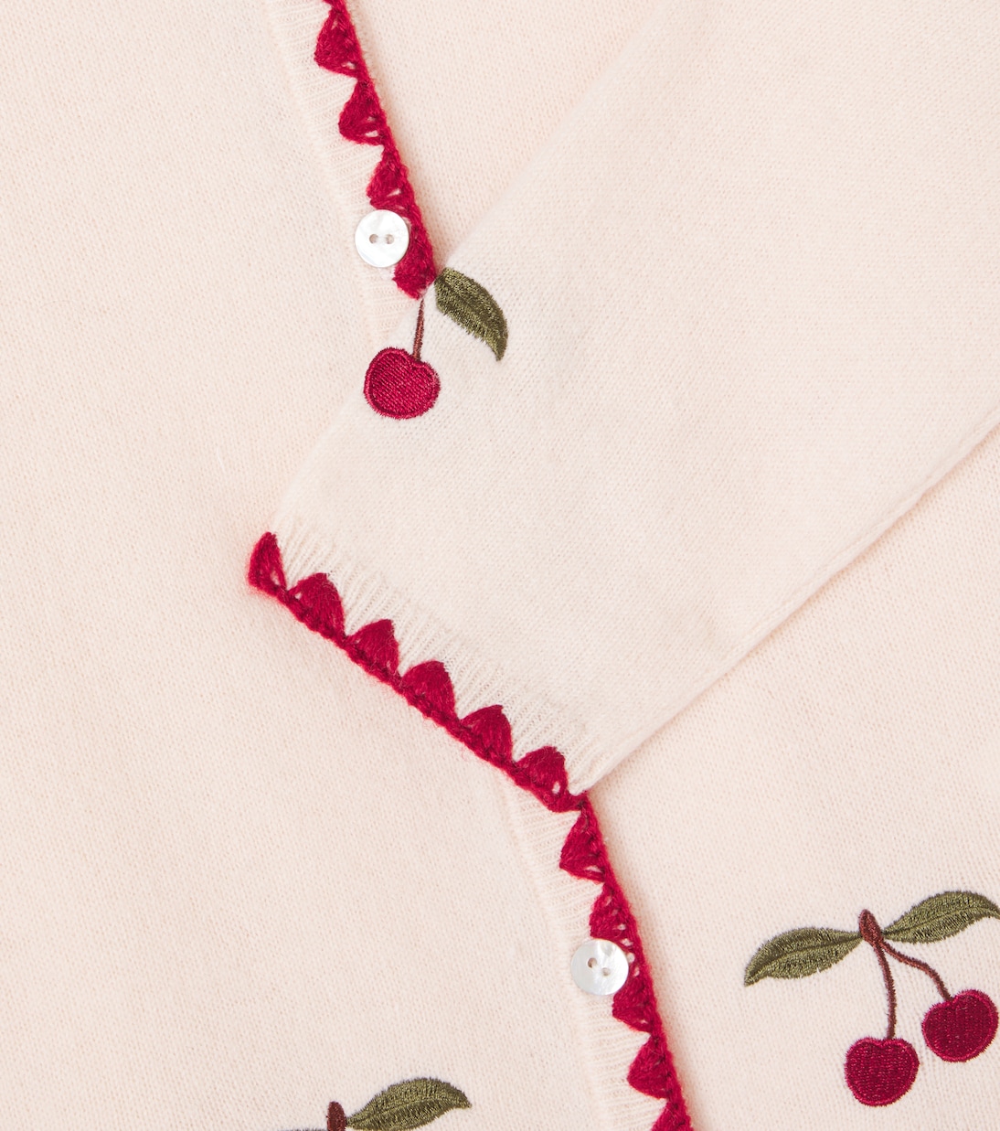 Bestickter Cardigan Collette aus Wolle | Konges Sløjd