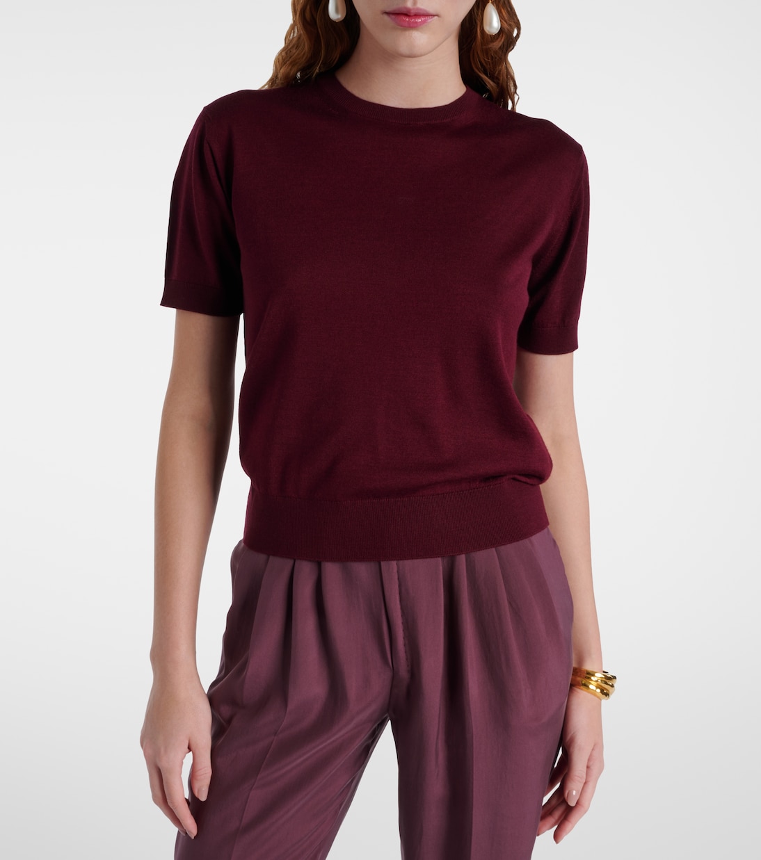 Pullover aus Wolle, Kaschmir und Seide | Saint Laurent