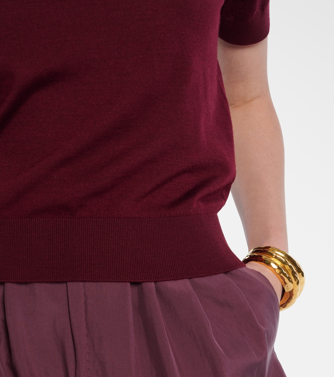 Pullover aus Wolle, Kaschmir und Seide | Saint Laurent