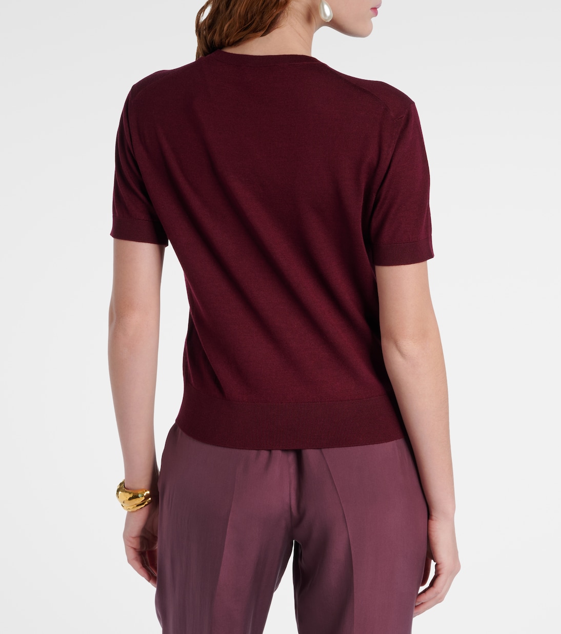 Pullover aus Wolle, Kaschmir und Seide | Saint Laurent