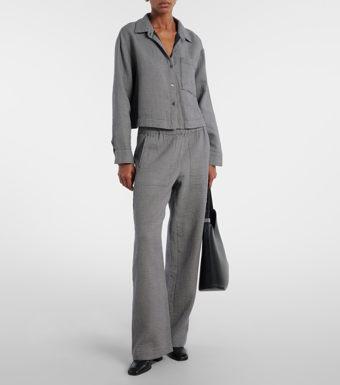 بنطلون بأرجل واسعة من القطن Braylen | Velvet