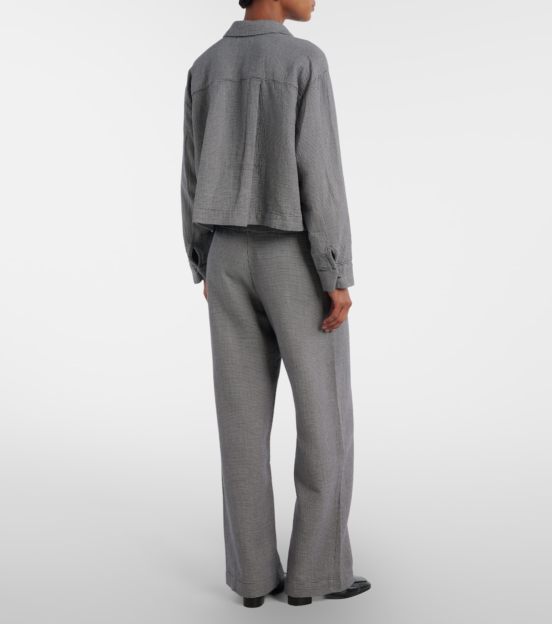 بنطلون بأرجل واسعة من القطن Braylen | Velvet