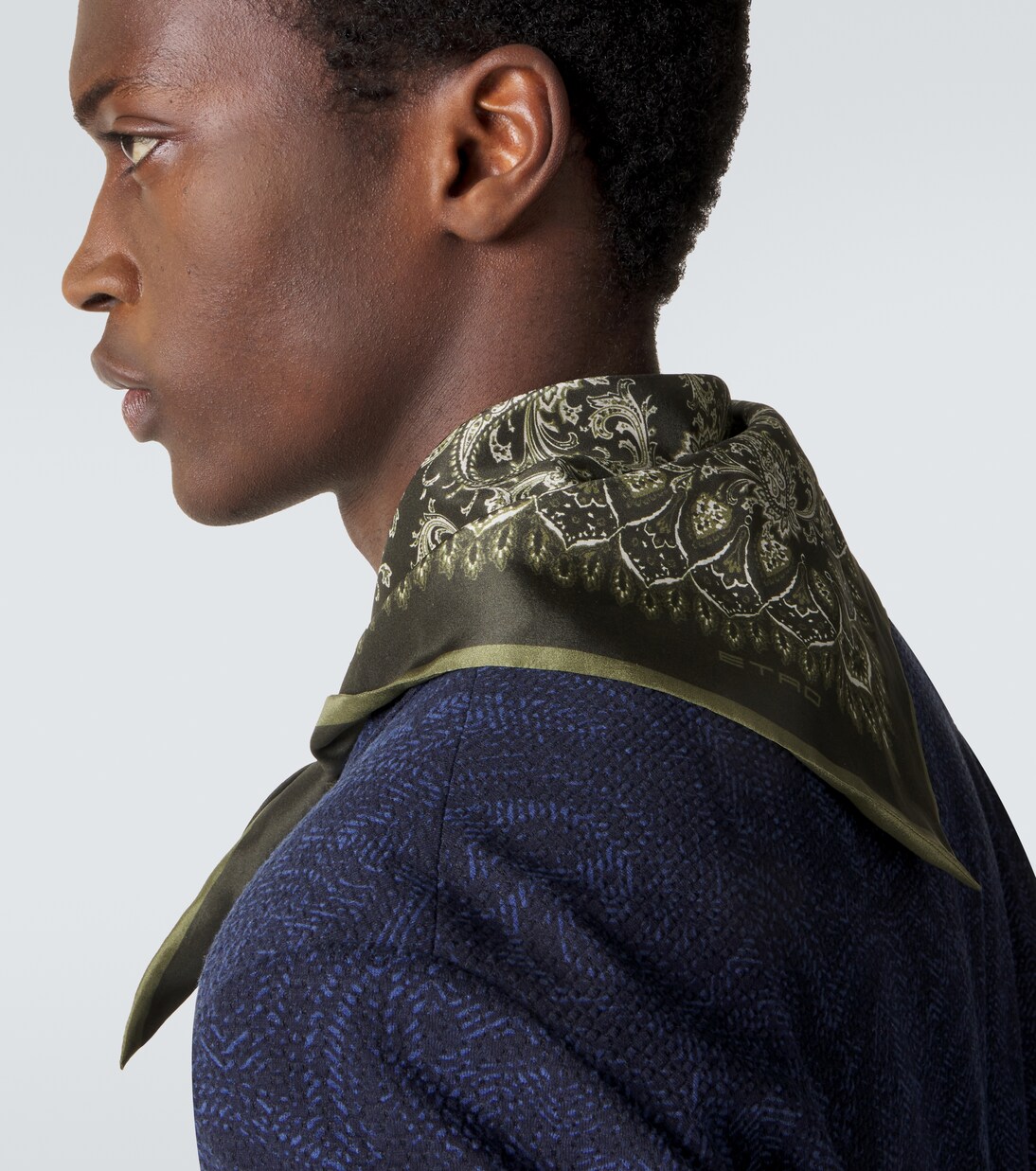 Paisley silk pocket square | Etro