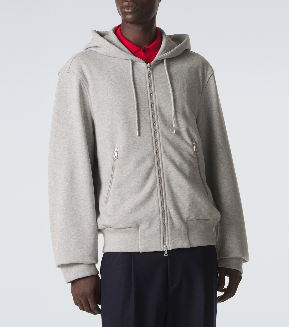 Cotton zip-up hoodie | Dries Van Noten