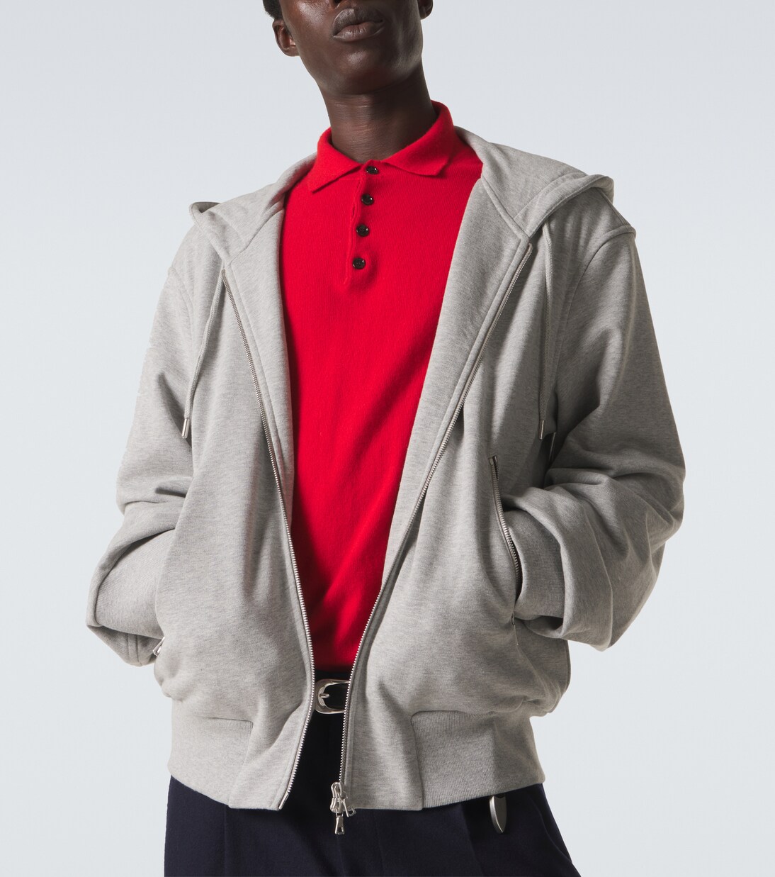 Cotton zip-up hoodie | Dries Van Noten