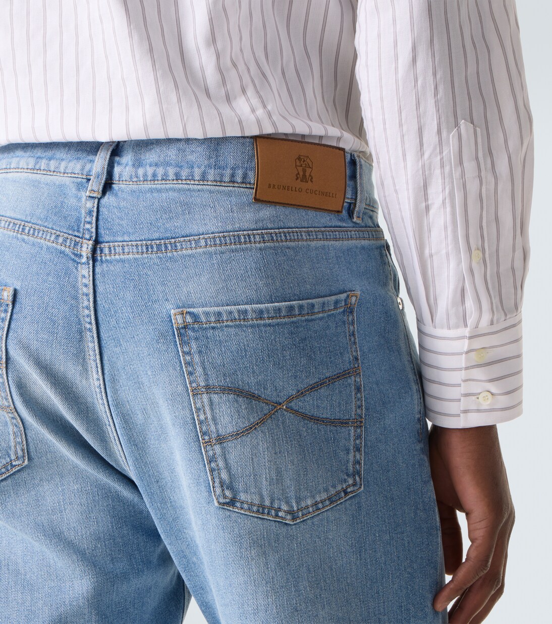 Jeans regular a vita media | Brunello Cucinelli