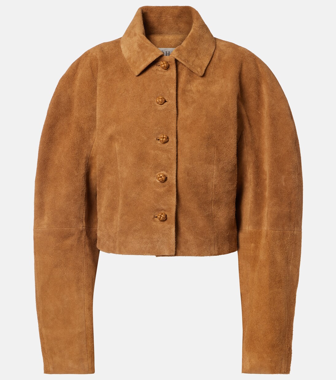 Cropped suede jacket | Róhe