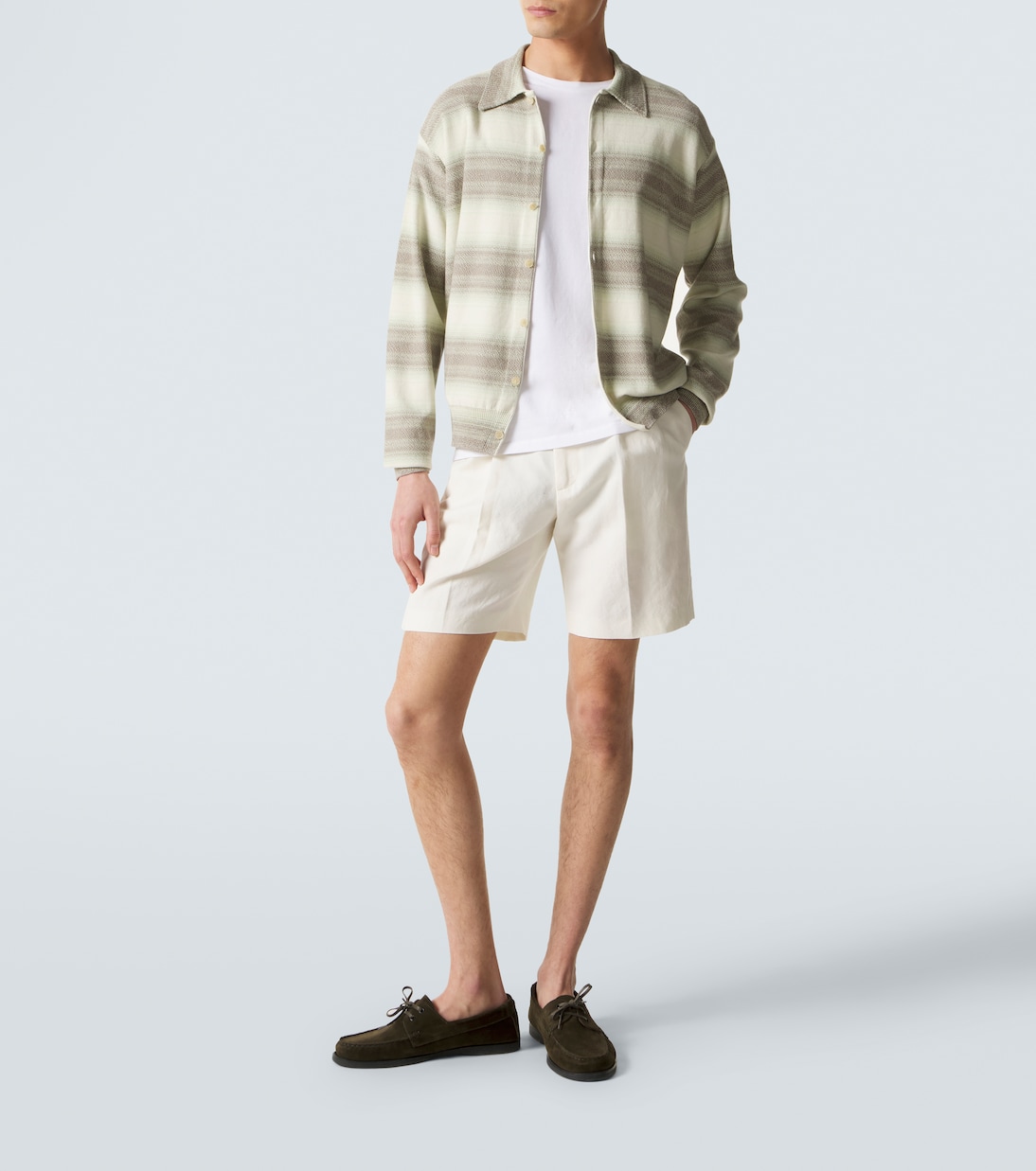 Cardigan aus Baumwolle und Seide | Auralee