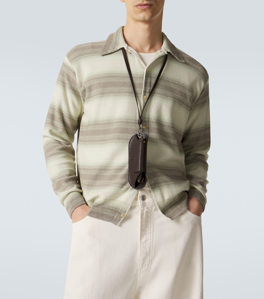 Cardigan aus Baumwolle und Seide | Auralee