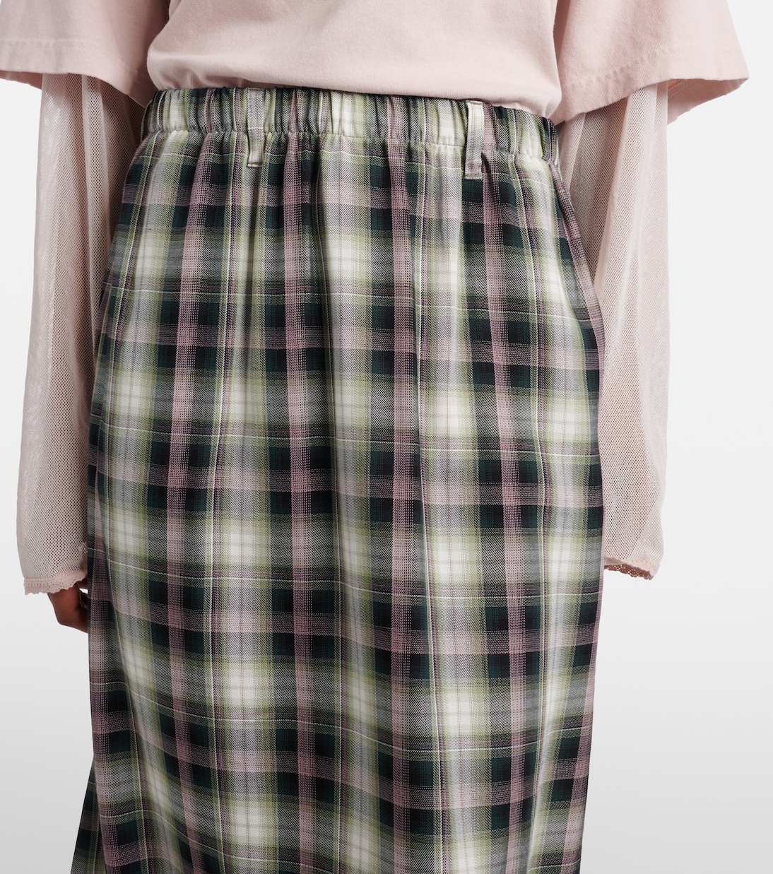 Izetta checked midi skirt | Acne Studios