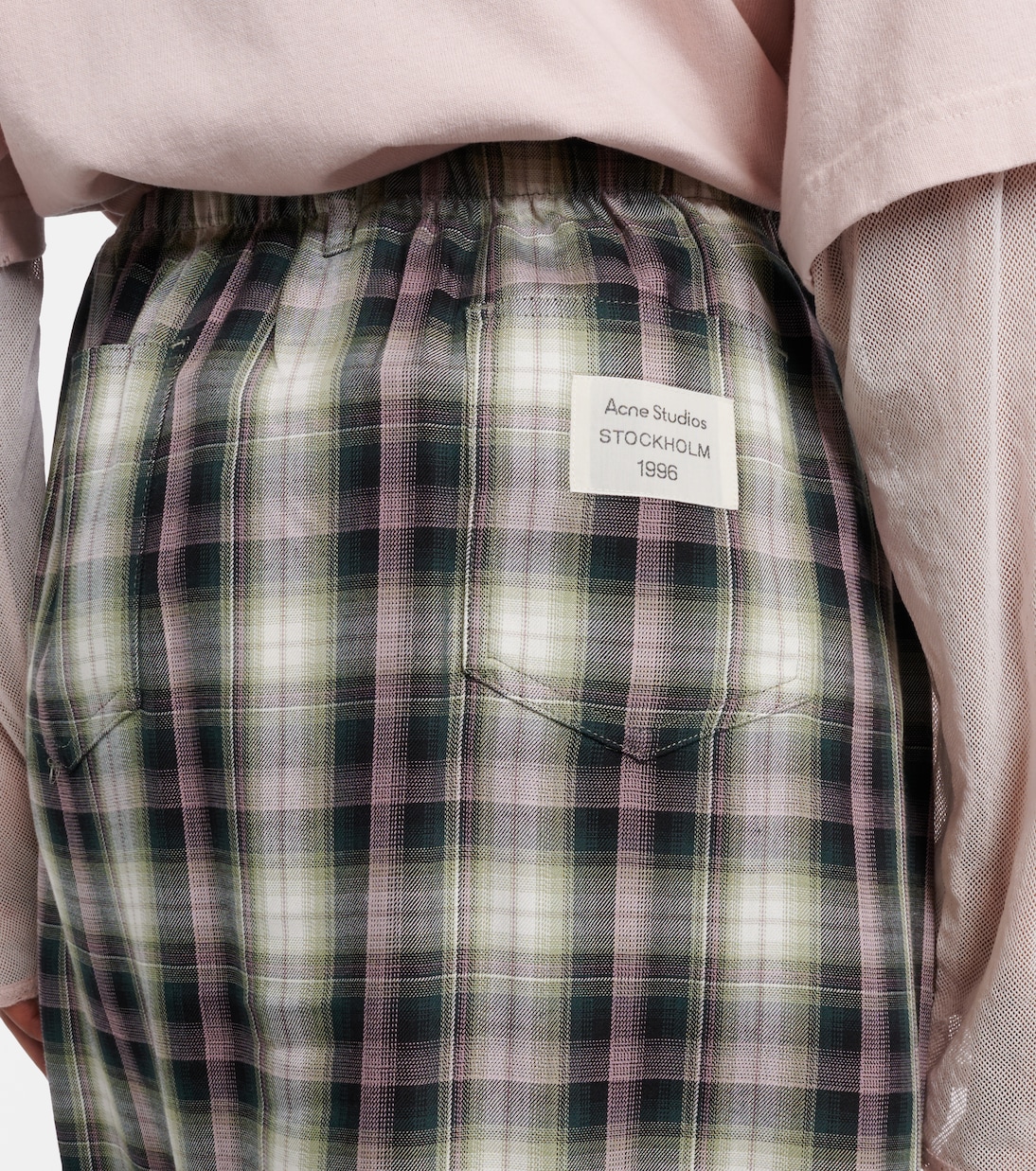 Izetta checked midi skirt | Acne Studios