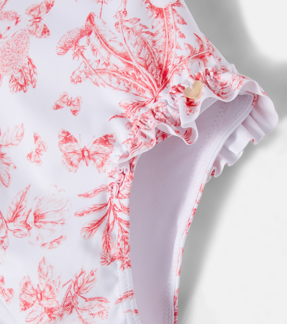 Floral ruffled swimsuit | Tartine et Chocolat