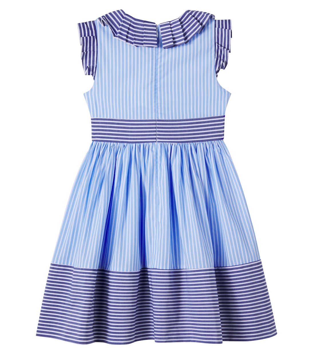 Bow-detail striped cotton shirt dress | Patachou