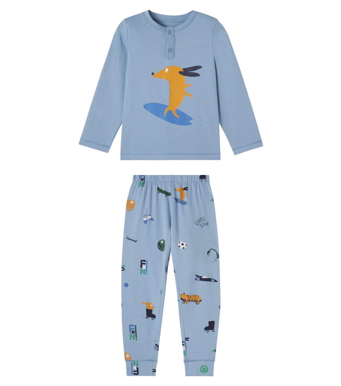 Wilhelm cotton-blend jersey pajamas | Liewood