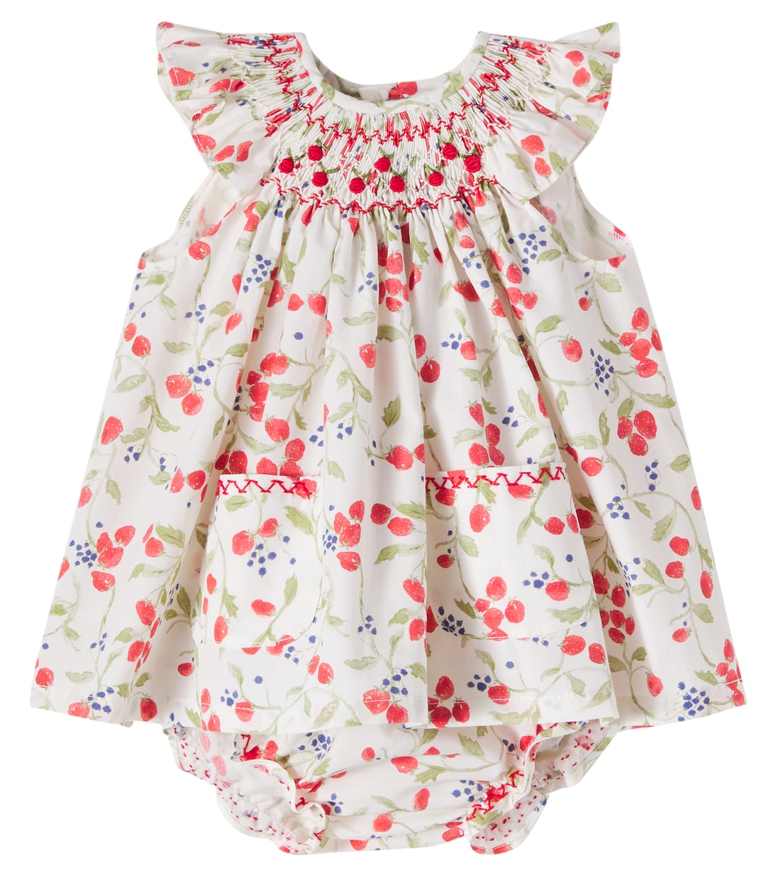 Bébé – Ensemble robe et culotte bloomer Renata | La Coqueta