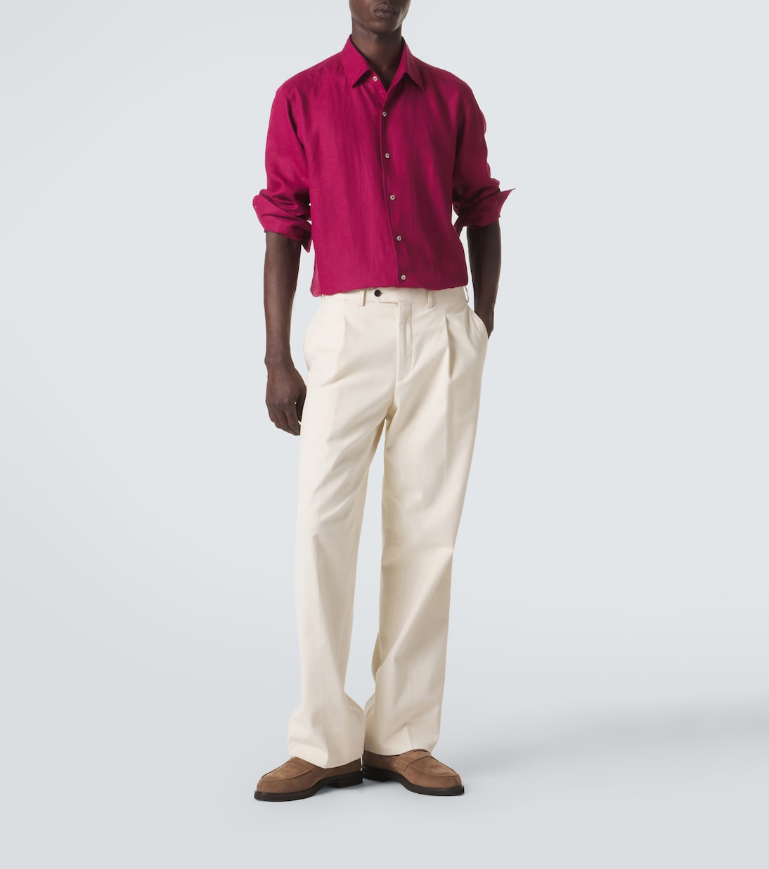 Suede penny loafers | Thom Sweeney