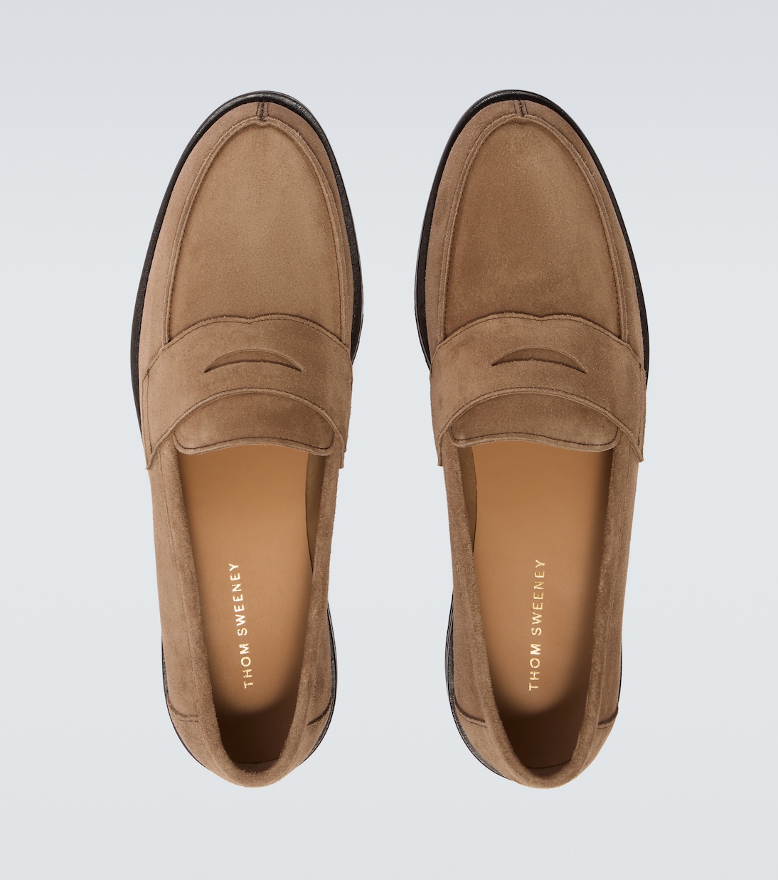 Suede penny loafers | Thom Sweeney