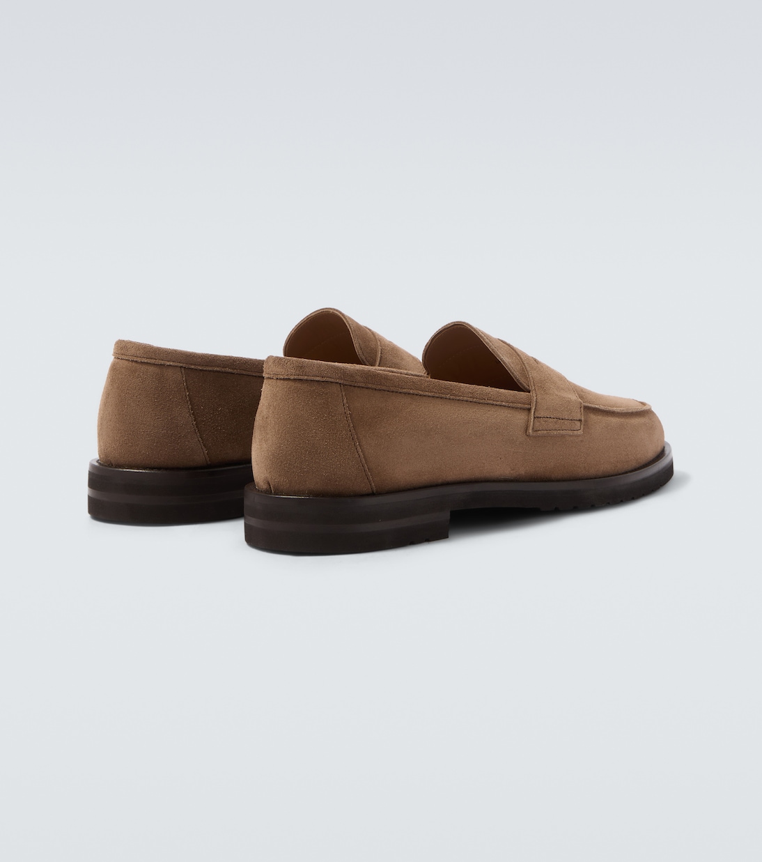 Suede penny loafers | Thom Sweeney